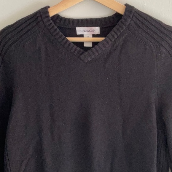 CALVIN KLEIN mens sweater, cotton/rayon, staple piece for your wardrobe! - Picture 1 of 4